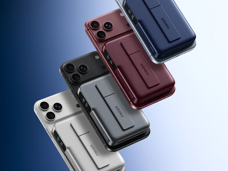 Anker MagGo 2 Pro comes in multiple colors, including burgundy