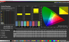 ColorChecker (Color mode: Normal, Color temperature: Standard, Target color space: sRGB)