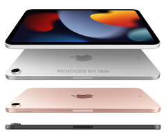 The next-generation iPad mini will, reputedly, look like the current iPad Air. (Image source: FrontPageTech &amp; Ian Zelbo)