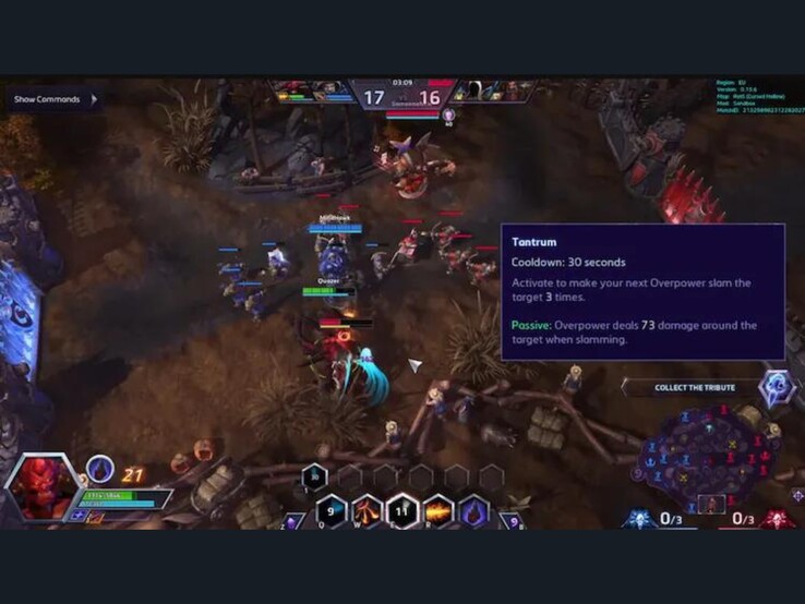This shot shows Diablo in Resurgence of the Storm. As far as the graphics are concerned, there are no differences between HotS and RotS at first glance. (Source: esports.gg)