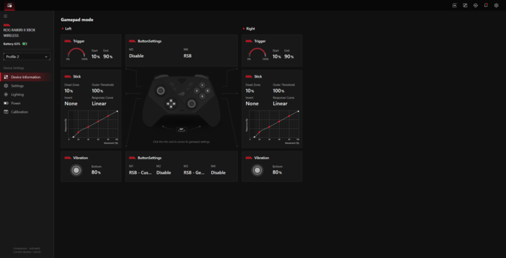 Configuration is handled via Gear Link