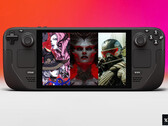 The new Choice selection has Crysis 3 Remastered and Diablo IV. Pictured: Steam Deck with the cover of the bundle on screen.