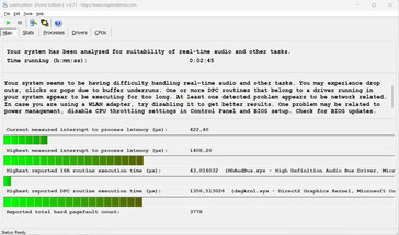 Latency monitor