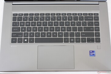 Same keyboard as on the ZBook G7 but with optional per-key RGB lighting