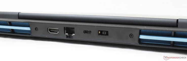 Rear: HDMI 2.0, Gigabit RJ-45, USB-C 3.2 Gen. 2 w/ Power Delivery 3.0 + DisplayPort 1.4, AC adapter