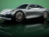The Mercedes EQC sedan could take a few design cues from the EQXX that is depicted here (Image: Mercedes)