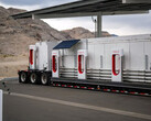 The mobile Superchargers with Megapacks are deployed in emergencies (Image source: Tesla)