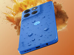 The Moto G57 Power is IP64 certified against dust and water. (Image source: Motorola)
