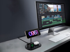 The MagSafe wireless charger uses a TEC setup to keep the devices cool (Image source: Baseus - edited)