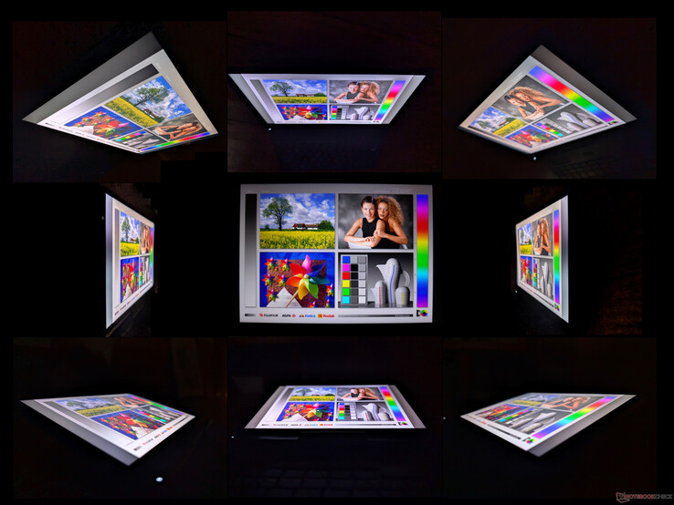 Wide IPS viewing angles for portrait or landscape modes