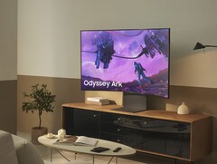 The Samsung Odyssey Ark gaming monitor is on sale at Amazon and Best Buy (image via Samsung)