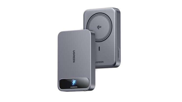 The unreleased Ugreen Magnetic Wireless Power Bank (PB589). (Image source: Ugreen)