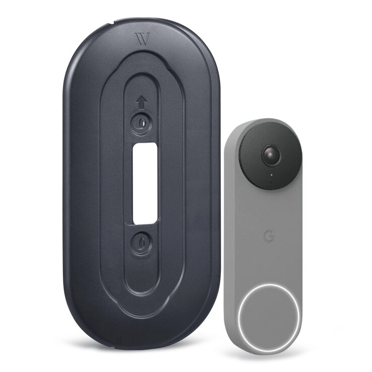 The Wasserstein Wall Plate for Google Nest Doorbell (wired, 2nd gen). (Image source: Wasserstein)