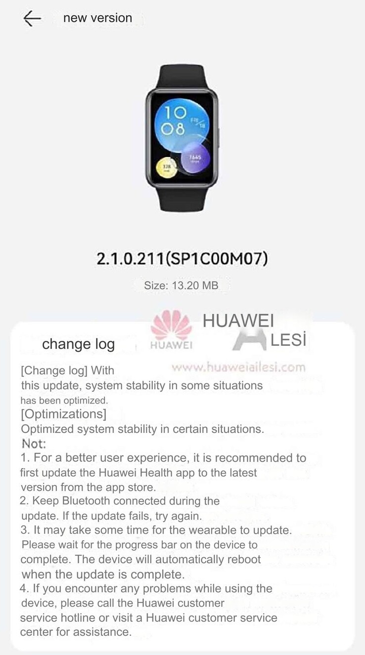 (Image source: Huawei Ailesi via Google Translate)