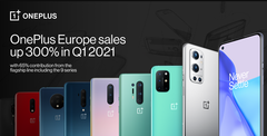 OnePlus had a very good quarter in Europe. (Source: OnePlus)