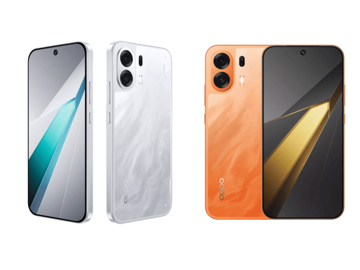 Color options of the Oppo K14 Plus 5G.