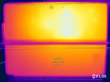 Stress test surface temperatures (back)