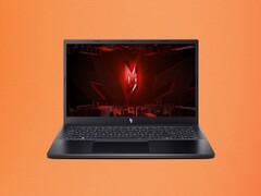 The Acer Nitro V 15 gaming laptop features a 57 Wh battery. (Image source: Acer, Unsplash, edited)