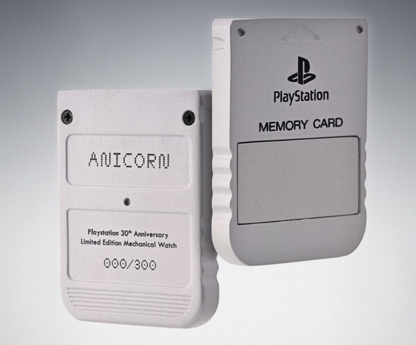 The Anicorn Memory Capsule has an identical design to the PS1's memory card. (Image source: Anicorn)