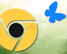 Bluesky and Chrome in harmony (Image Source: Canva and Bluesky -edits) 