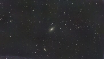 The first attempt at an astrophotograph with minimal stacking (Image source: Marc Zander / Notebookcheck)