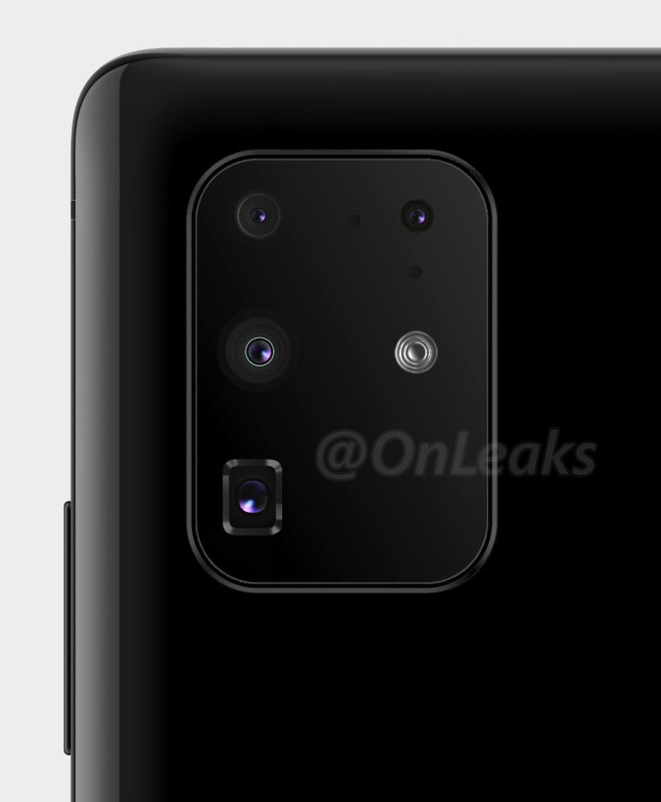 The latest Galaxy S11+ render. (Source: Twitter)