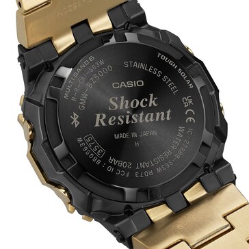 G-Shock GMW-BZ5000GD-9 features a screw-lock case back. (Image source: Casio)