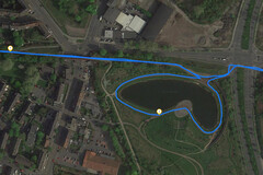 GPS test: RugGear RG655 – Cycling around a lake