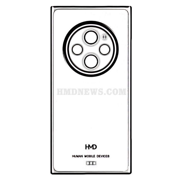 Design of the reported Lumia 1020-based smartphone (Image source: HMDNews)