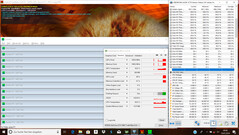 System information during a combined FurMark and Prime95 stress test