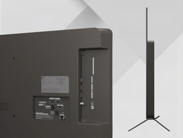48-inch LG B5 OLED TV ports and side view (Image source: LG with edits)