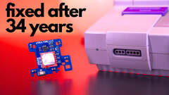 Edge Enhancer DIY kit fixes video output issue of all two-chip SNES models (Image source: Macho Nacho Productions on YouTube)