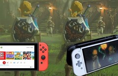 The Switch Pro simulation shows greater depth than the original Switch's graphics. (Image source: Nintendo/ElAnalistaDeBits & Pro concept by Shigeryu - edited)