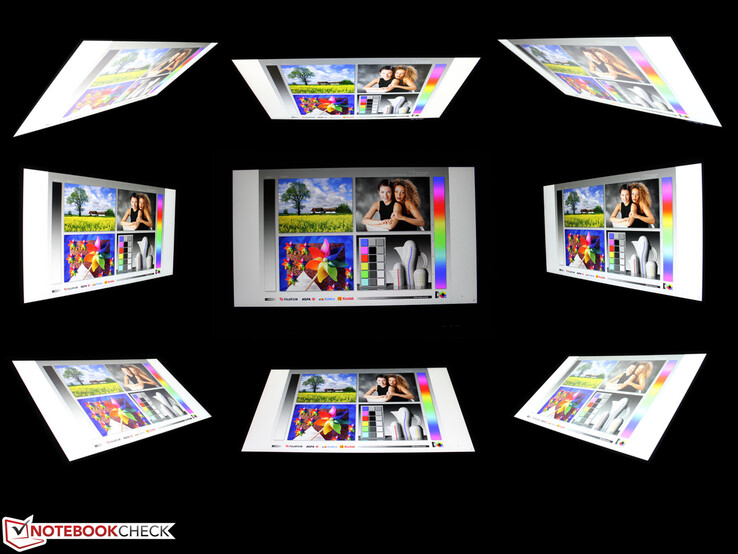 Viewing angles of the 144-Hz panel BOE HF NV156FHM-N4G