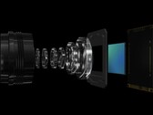 A rendering of a camera setup featuring a Sony Lytia sensor (Image Source: Sony)