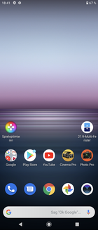 Software of the Sony Xperia 1 II