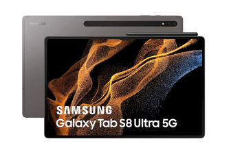 Samsung's Galaxy Tab S8 Ultra marketing render. (Image source: Samsung via Amazon)