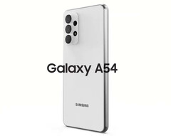 The Galaxy A54 is rumoured to feature a few upgrades over the current Galaxy A53. (Image source: Technizo Concept)