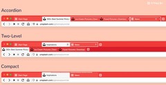 Vivaldi 4.1 tab stacks style options (Source: Vivaldi Browser)