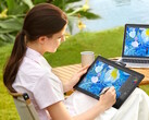 The XPPen Artist Ultra 14 drawing display can be connected to laptops using a single USB-C connection.