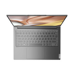 Lenovo Yoga Slim 7 Pro in Storm Grey with a mylar display. (Image source: Lenovo)