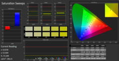 CalMAN - saturation sweeps (calibrated)