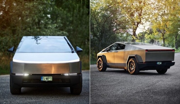 Tesla Cybertruck with Polish registration