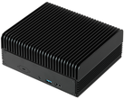 The ASRock iBOX fanless barebone features a Realtek LAN chipset and an Intel LAN chipset. (Source: ASRock)