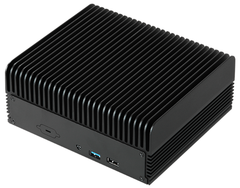 The ASRock iBOX fanless barebone features a Realtek LAN chipset and an Intel LAN chipset. (Source: ASRock)