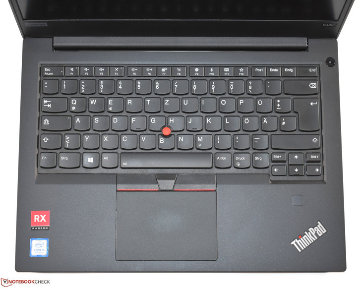 ThinkPad E480 (i5-8250U, RX 550) Laptop Review - NotebookCheck.net 