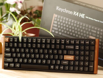 Keychron K4 HE wireless HE gaming keyboard. (Image source: Notebookcheck / Julian van der Merwe)