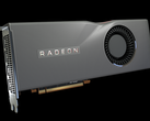 The AMD Radeon RX 5700 XT graphics card features 40 compute units. (Image source: AMD)