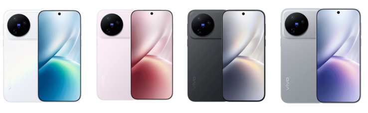 All color options of the Vivo X500.