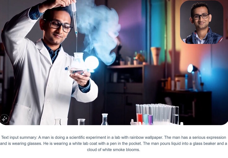 Meta Movie Gen has the ability to create and light sets, animate actors from a single photograph, and add special effects like smoke without the real-life set costs and hassles. (Image source: Meta)